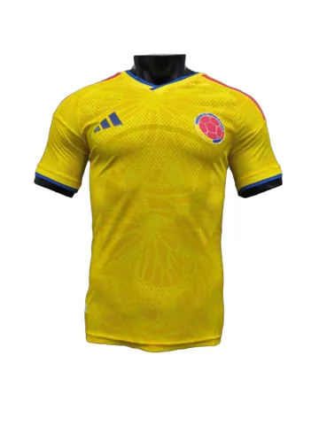 2026 World Cup Colombia Home Jersey Player Version