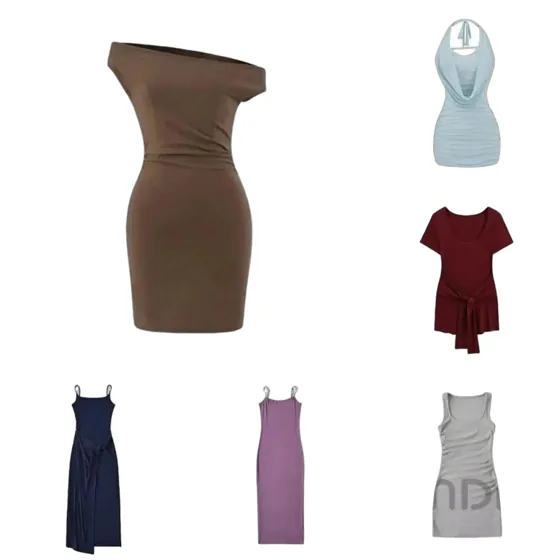 Basic Solid Color Dresses