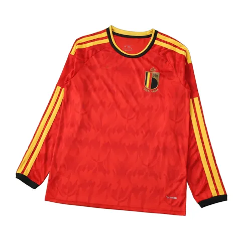 2026 FIFA World Cup Belgium home Long sleeved Fan version