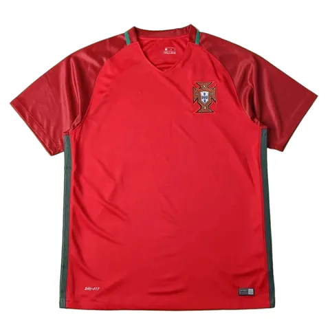 16 season Portugal home retro Fan version
