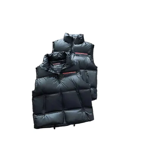 Prada Re-Nylon Linea Rossa Down Puffer Vest