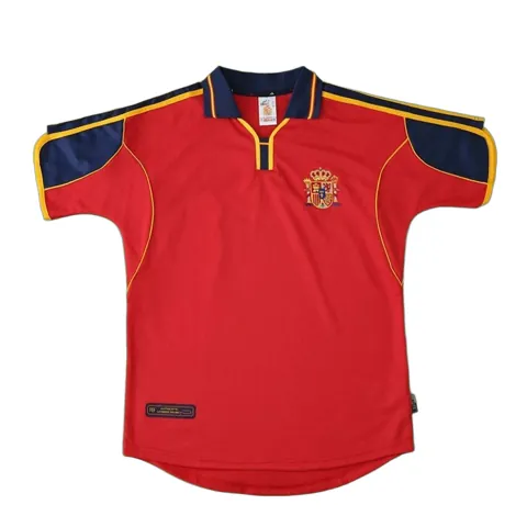 2000 season Spain home retro Fan version