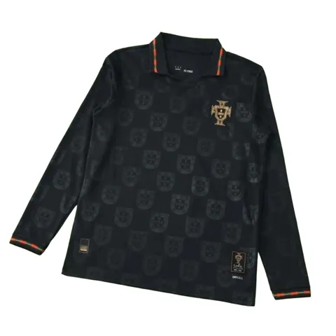 2025 Portugal Tribute to Eusebio Special Edition Long sleeved Fan version