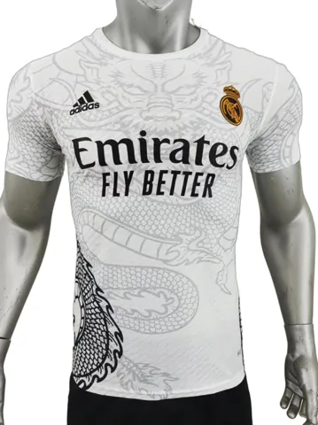 Special Edition White Real Madrid Jersey Player Version