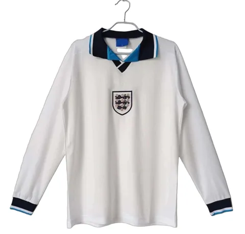 1996 season England home Long sleeved Retro Fan version