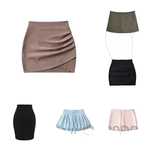 Body-hugging skirt