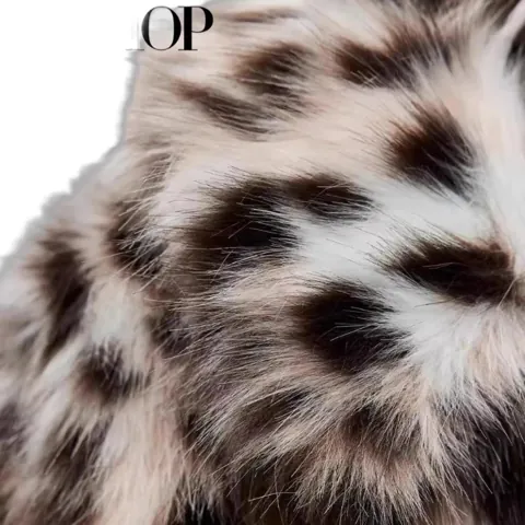 Zara Leopard Fur Jacket