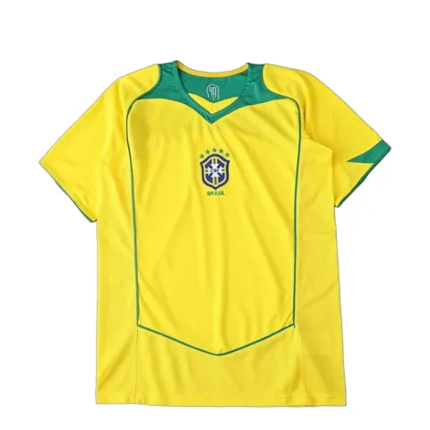 2004 season Brazil home retro Fan version