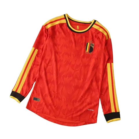 2026 FIFA World Cup Belgium home Long sleeved Player version