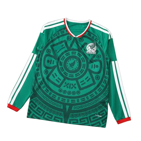 2026 FIFA World Cup Mexico home Long sleeved Fan version