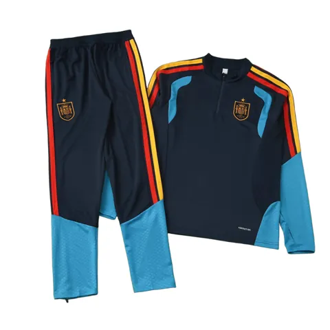2026 FIFA World Cup Spain royal blue Half pull training suit