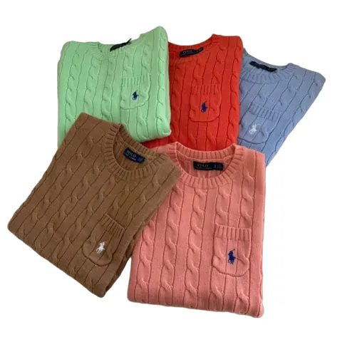 Ralph Lauren Cropped Sweater Shirt