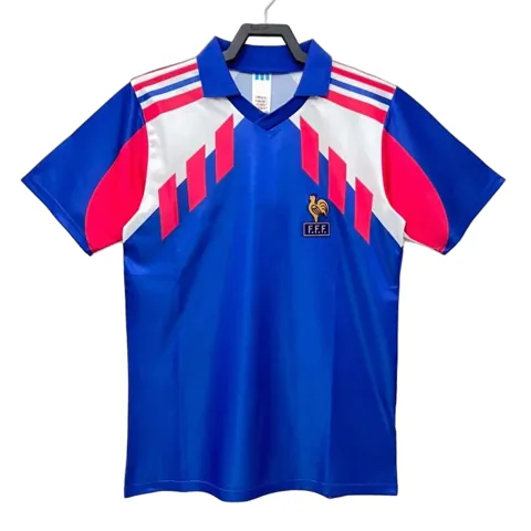 1990 season France Home retro Fan version